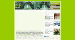 Desktop Screenshot of itsagreengreenworld.com